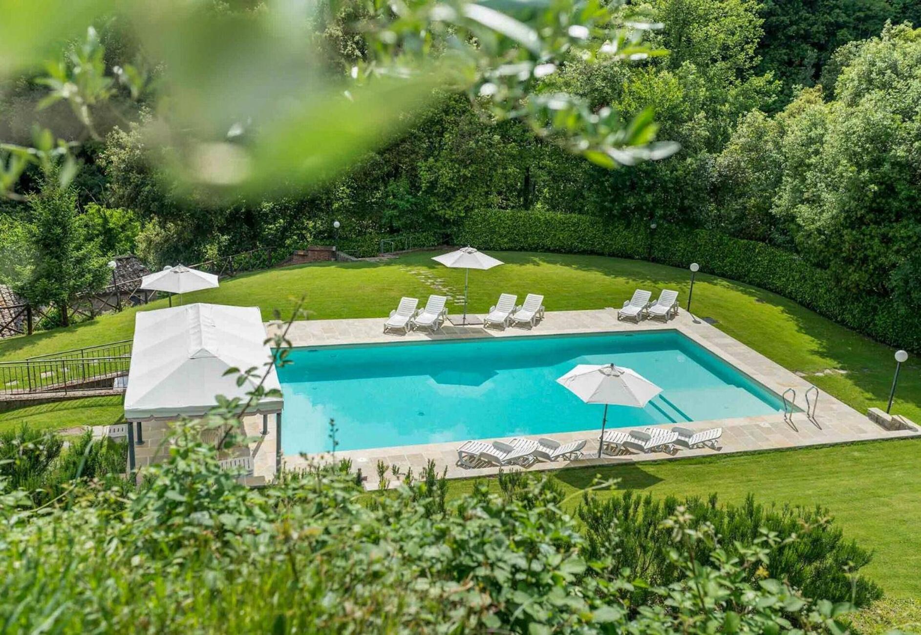 La Ferriera Exclusive Resort - Pool & Waterfall Loro Ciuffenna Eksteriør billede