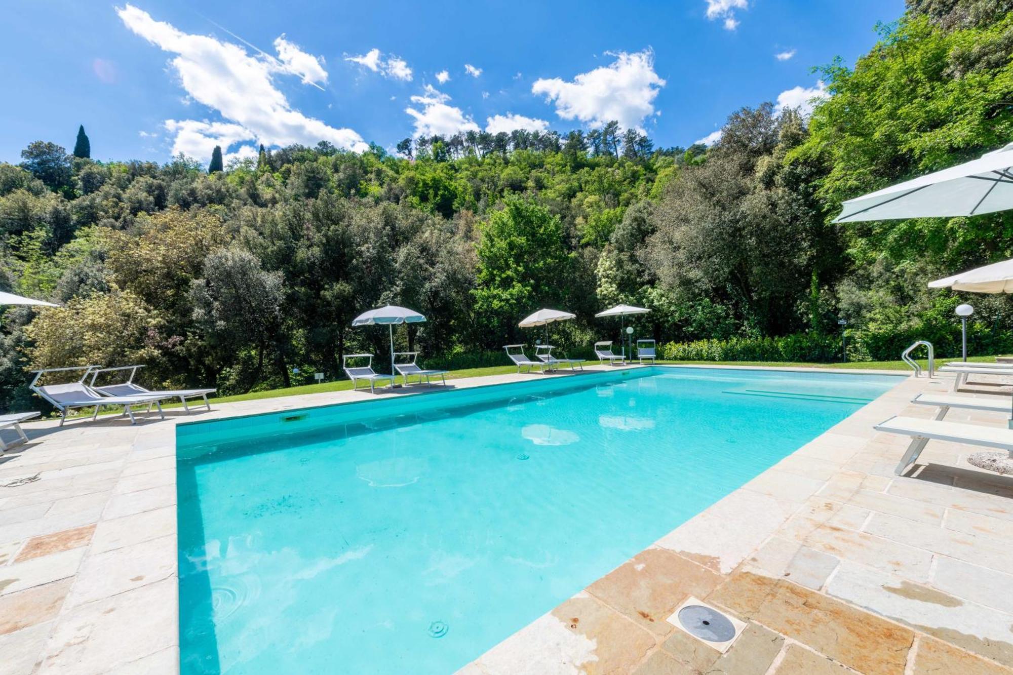 La Ferriera Exclusive Resort - Pool & Waterfall Loro Ciuffenna Eksteriør billede