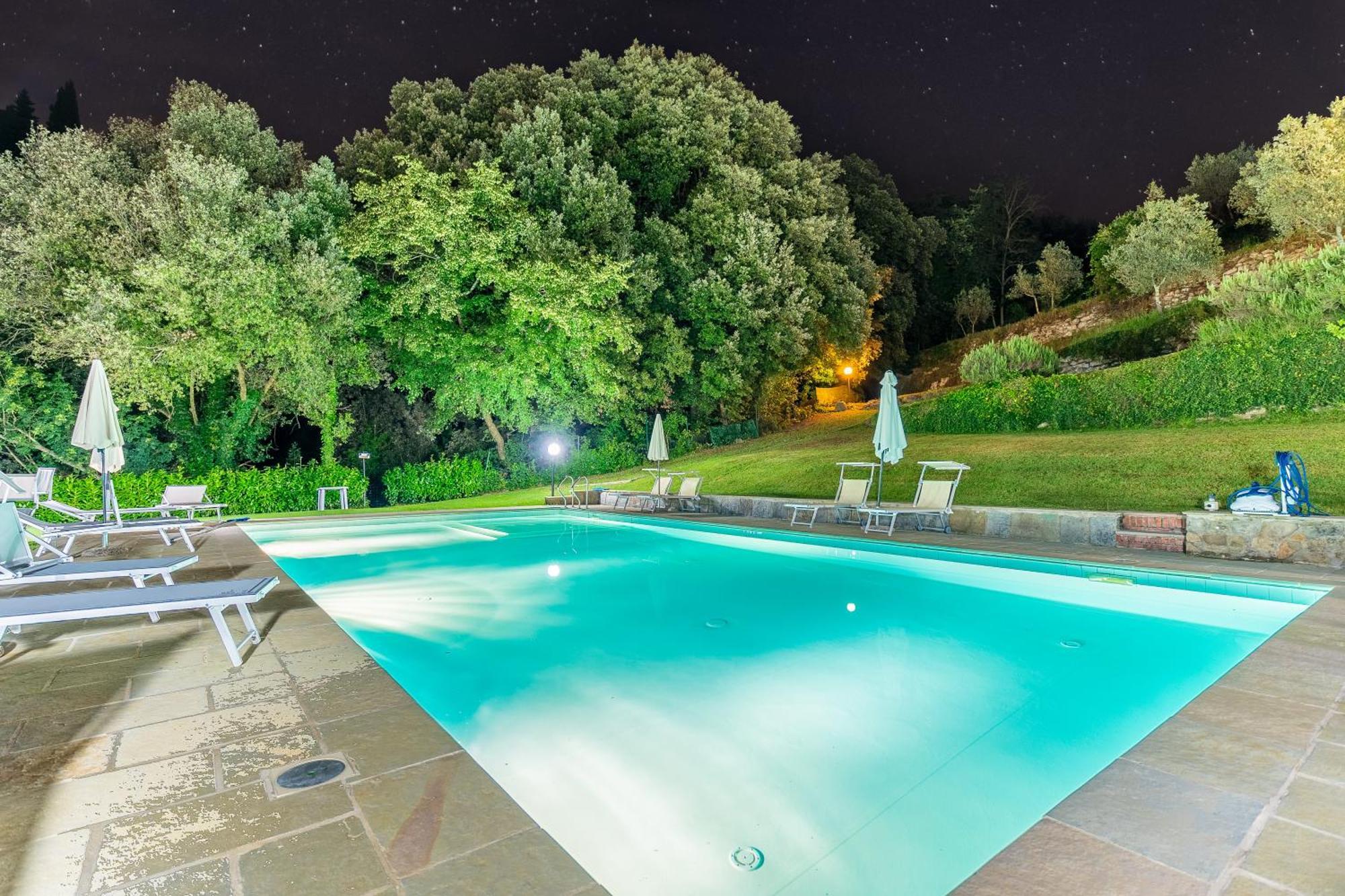 La Ferriera Exclusive Resort - Pool & Waterfall Loro Ciuffenna Eksteriør billede